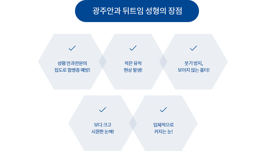 광주안과 뒤트임 성형의 장점